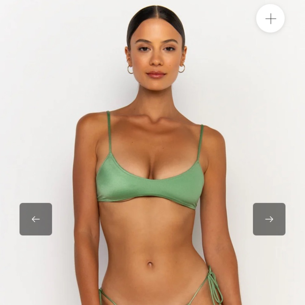 Sommer Swim bikini top triangle green